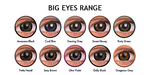 COLOURVUE BIG EYES 2PK