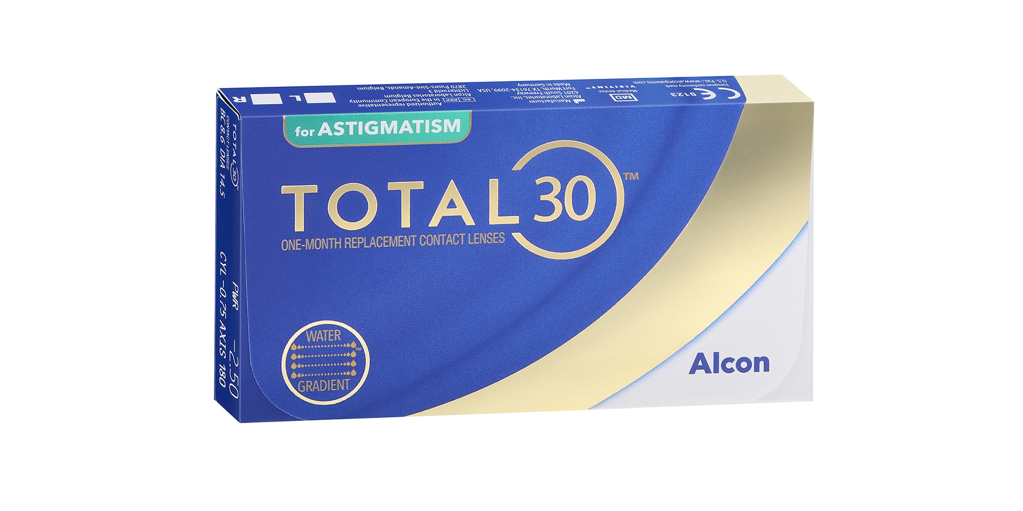 ALCON  TOTAL30 MONTHLY TORIC 3PK