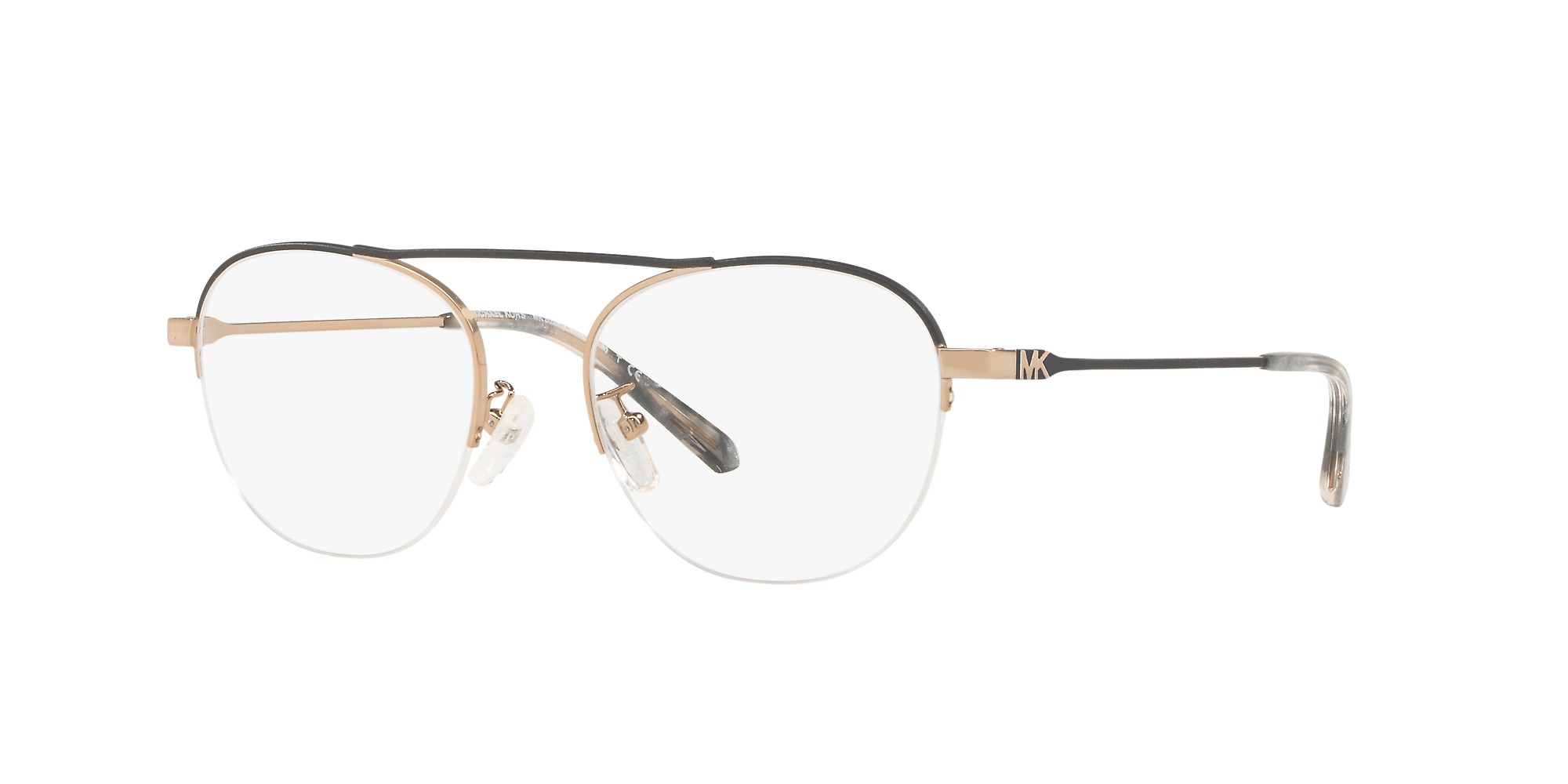 0MK3028 MK3028 Casablanca Glasses in Shiny Rose Gold Metal | OPSM