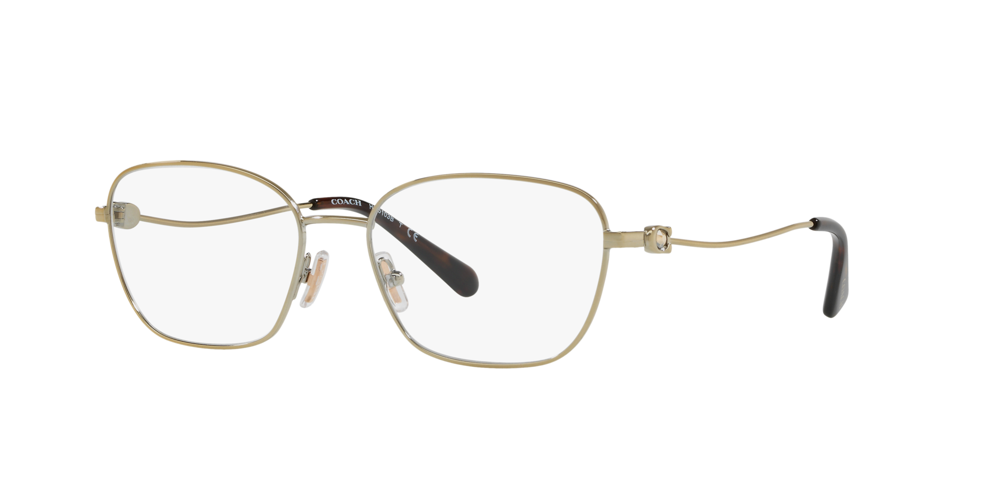 gold coach glasses