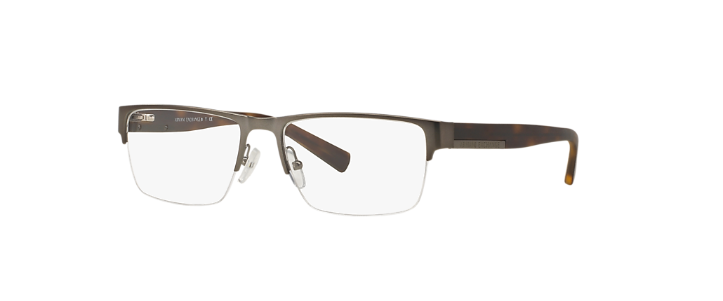 Armani Exchange Ax1018 Glasses In Gunmetal Metal Opsm