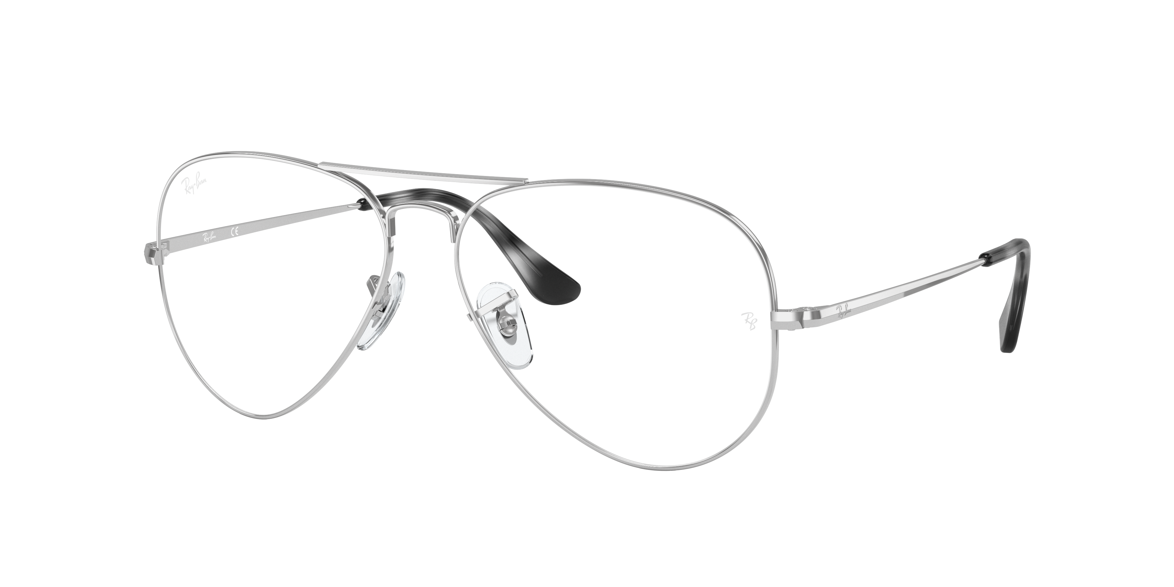 aviator white glass