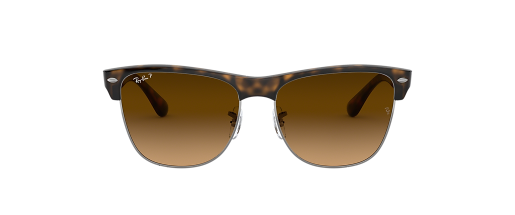 Ray Ban Rb4175 Clubmaster Oversized Sunglasses In Tortoise Nylon Opsm