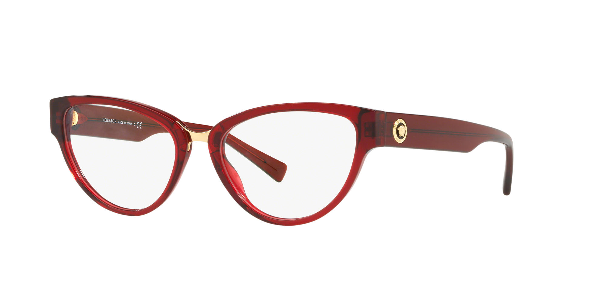 versace red eyeglass frames