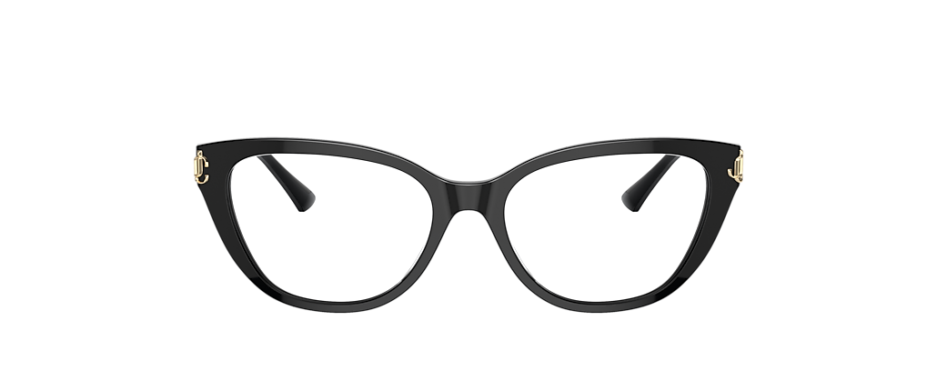 JIMMY CHOO 長方形フレムメカネ JC192 003 JIMMY CHOO JC192 003 Black Womens Square Full Rim Eyeglasses