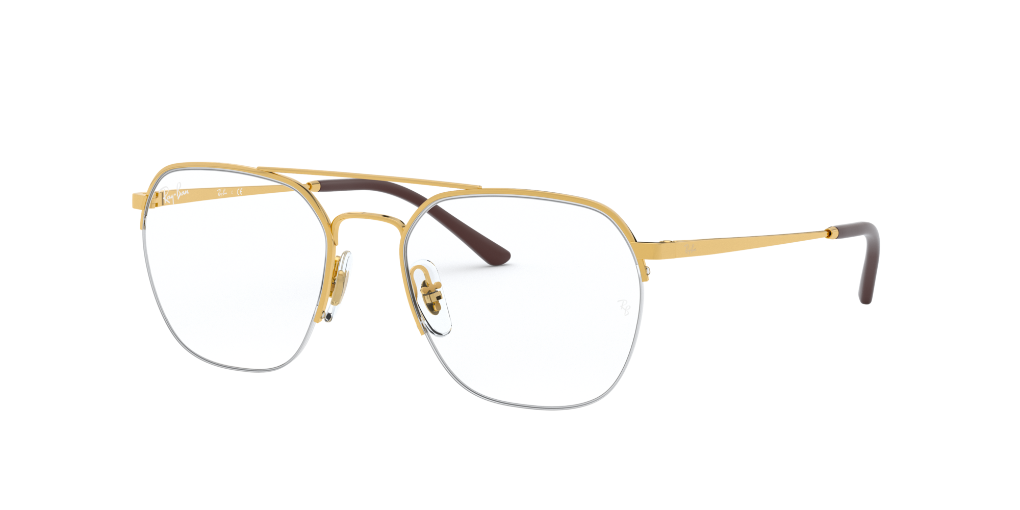 ray ban gold frames