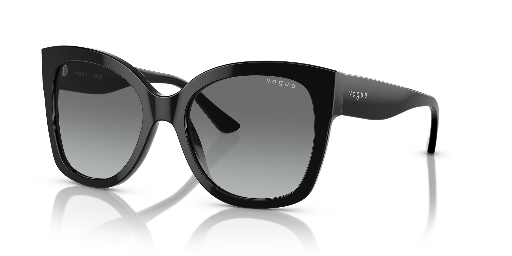 Black 2024 vogue sunglasses