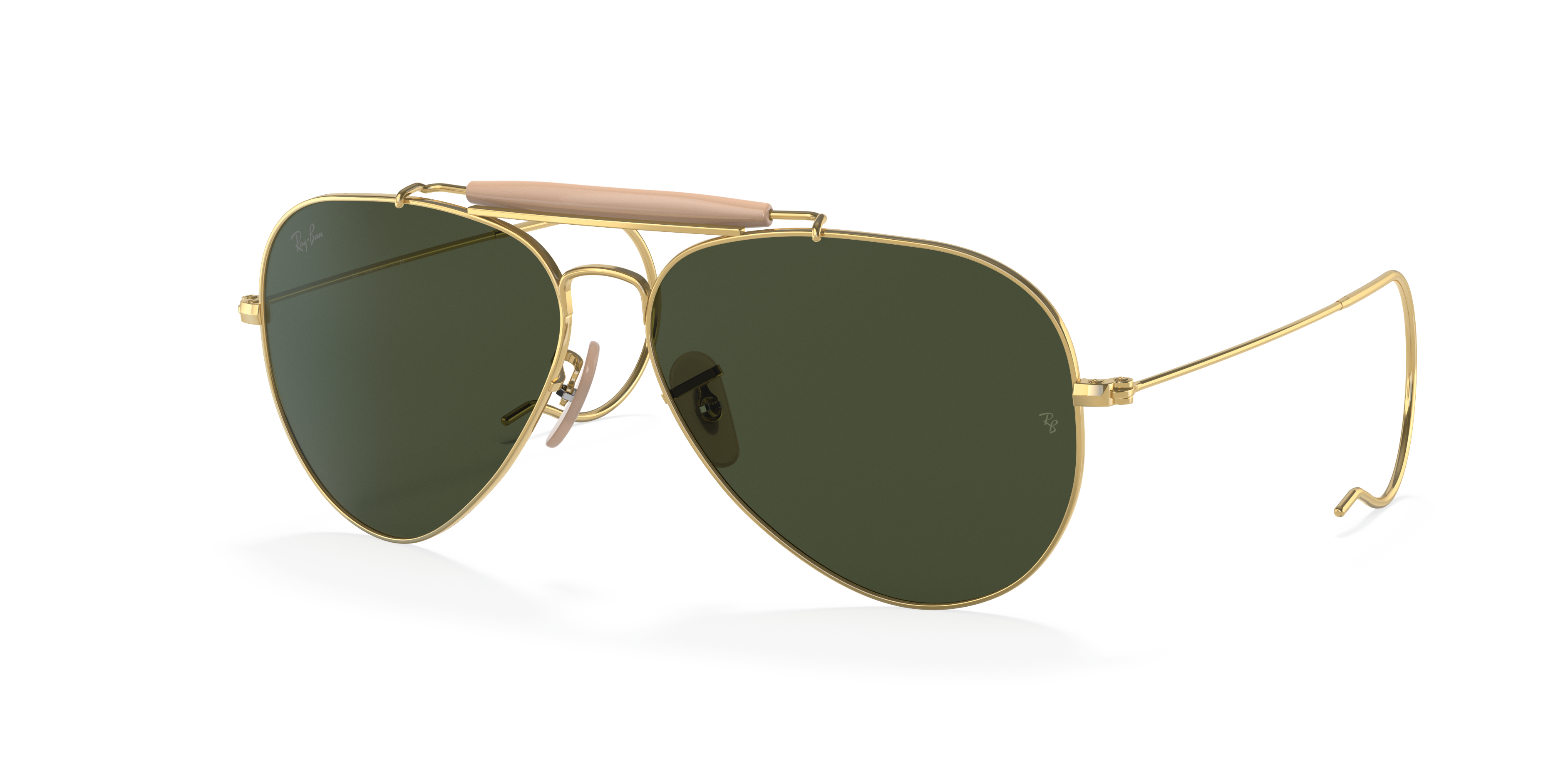 ray ban round metal copper