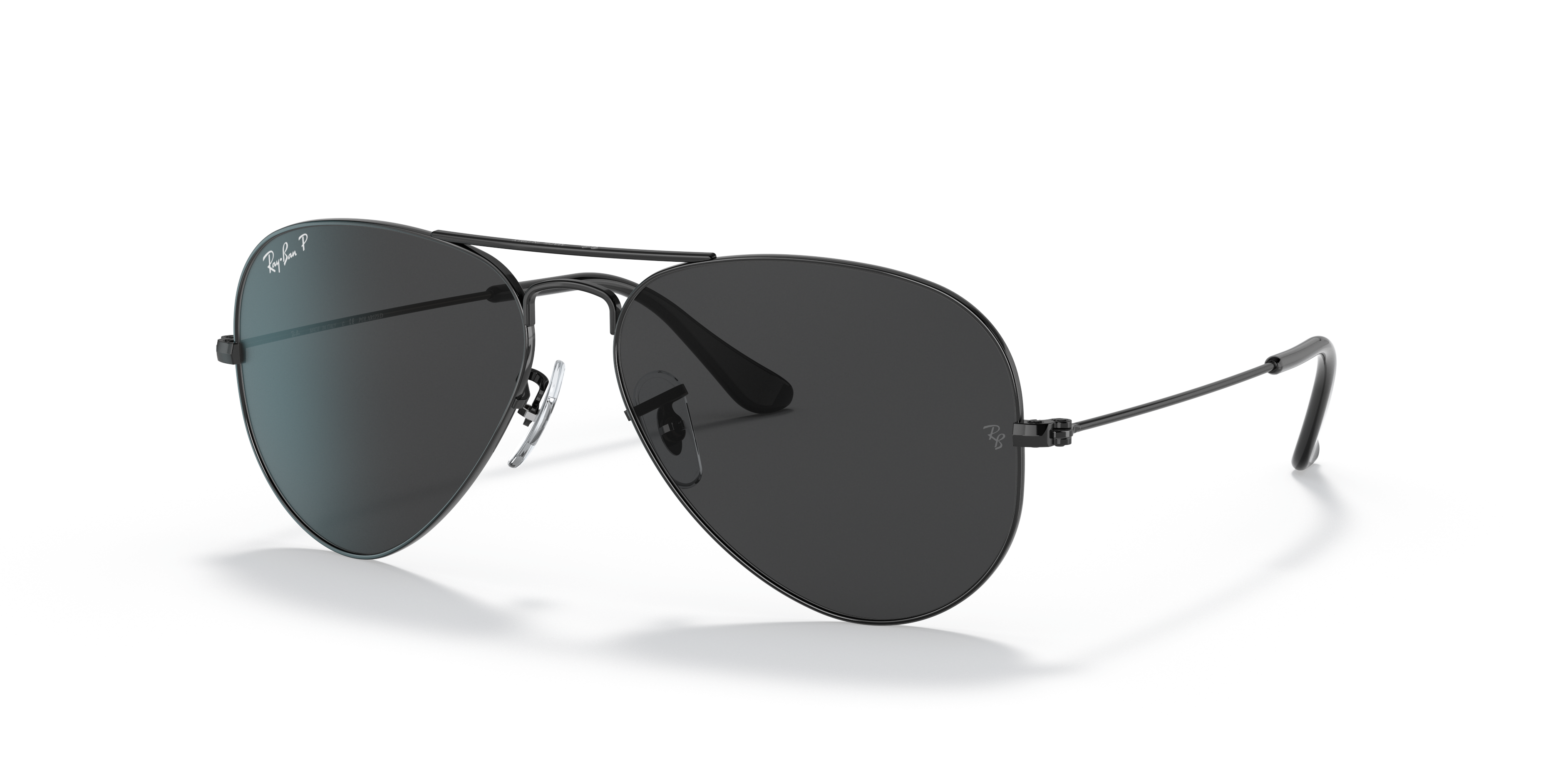 aviator total black sunglasses