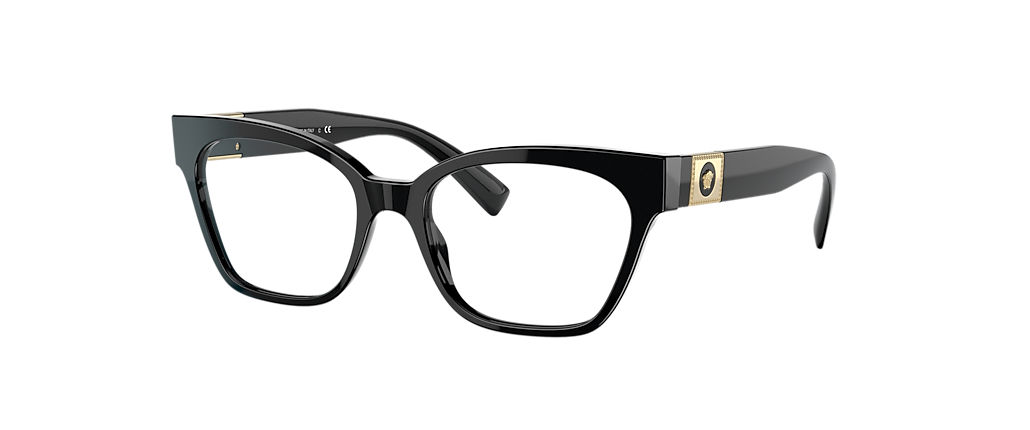 0VE3294 VE3294 Glasses in Black Acetate | OPSM