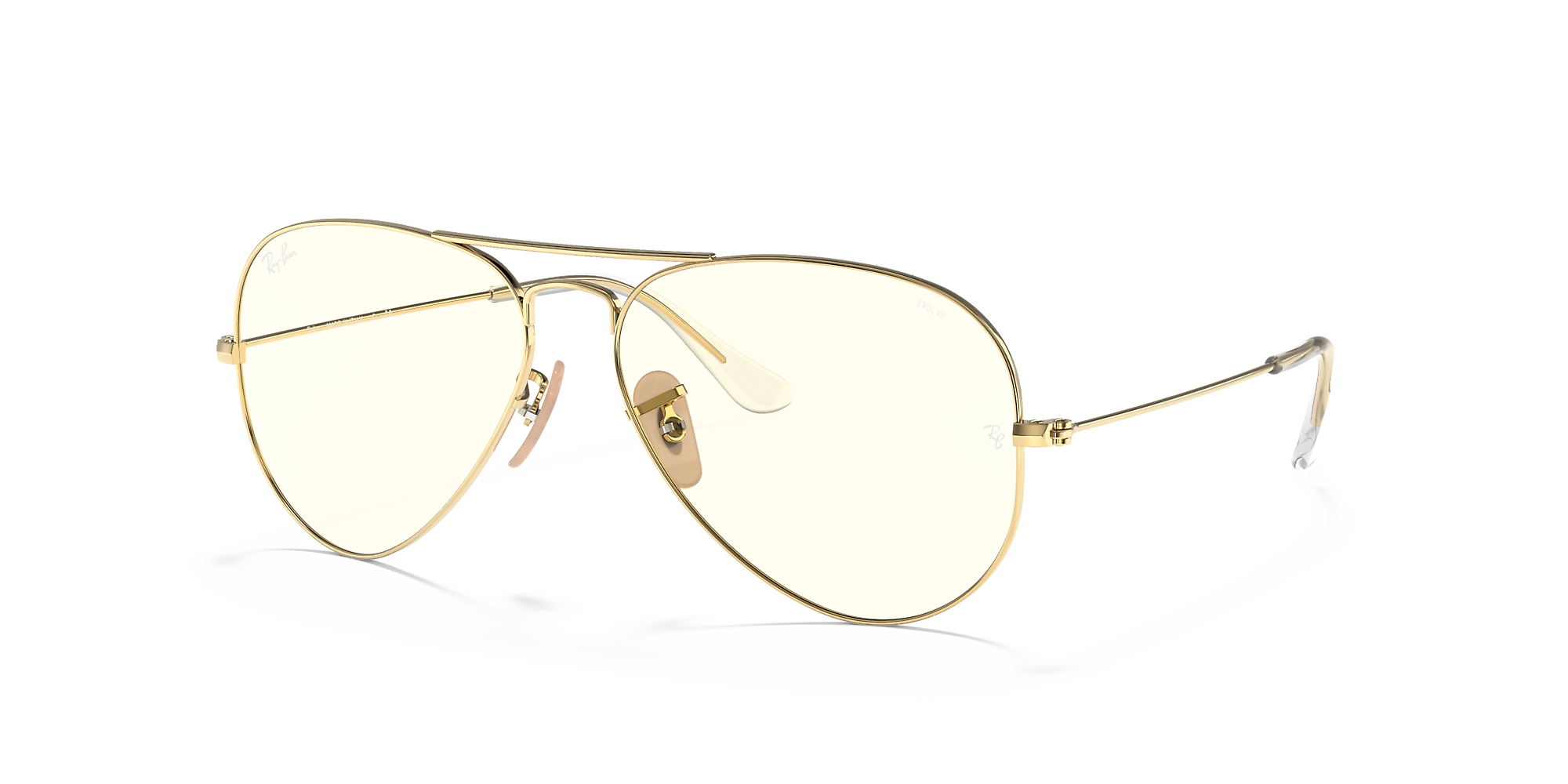 0RB3025 RB3025 Aviator Clear Evolve Sunglasses in | OPSM