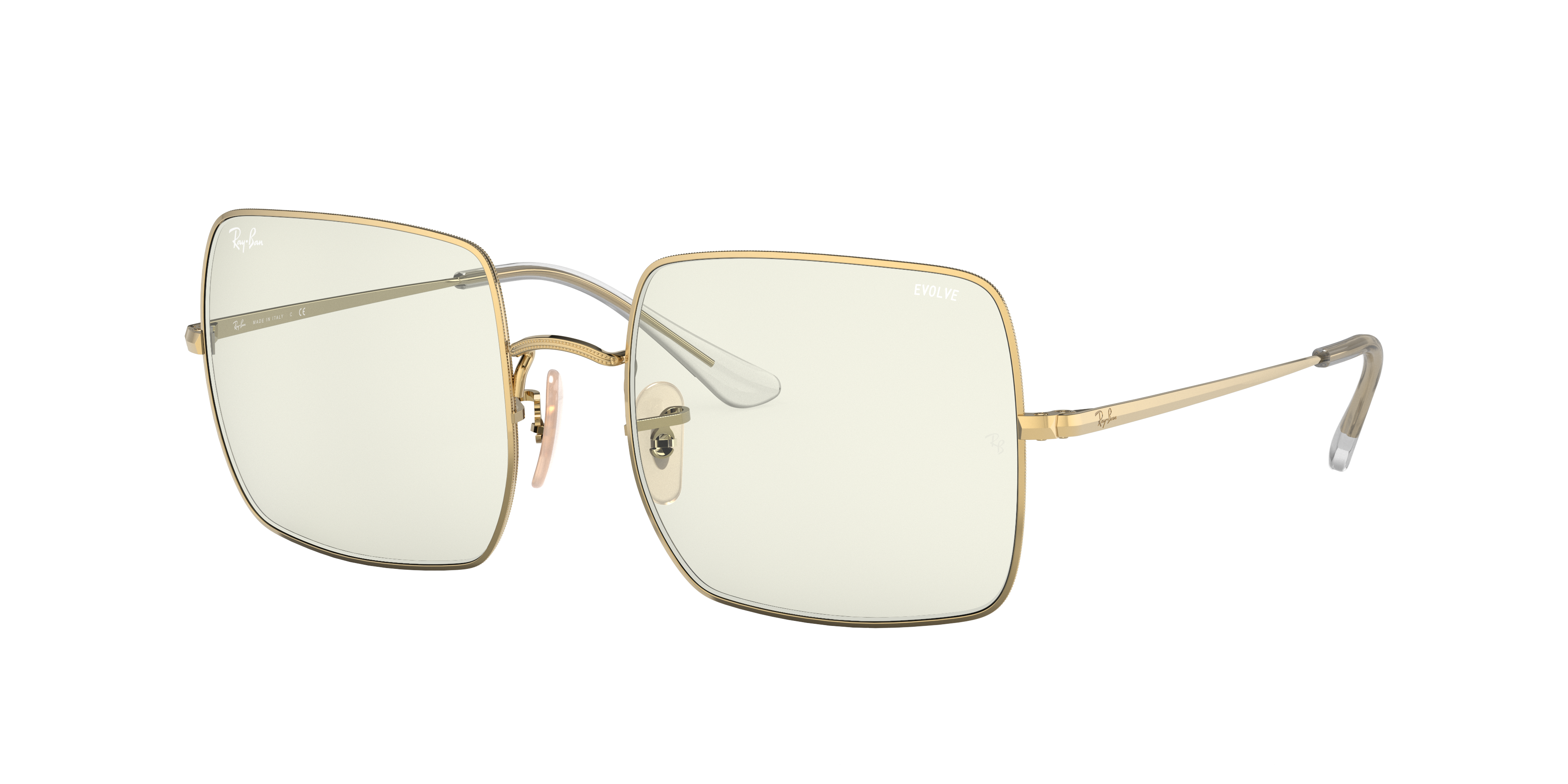 clear and gold ray bans