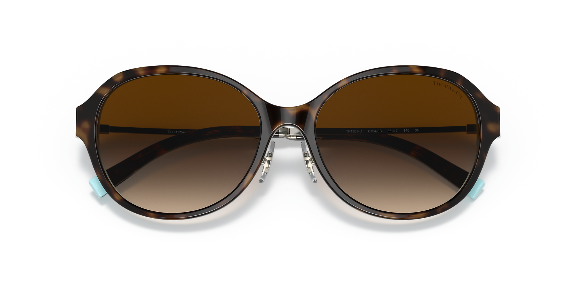 Tiffany & Co. TF4181D Sunglasses with Brown Gradient lenses and 