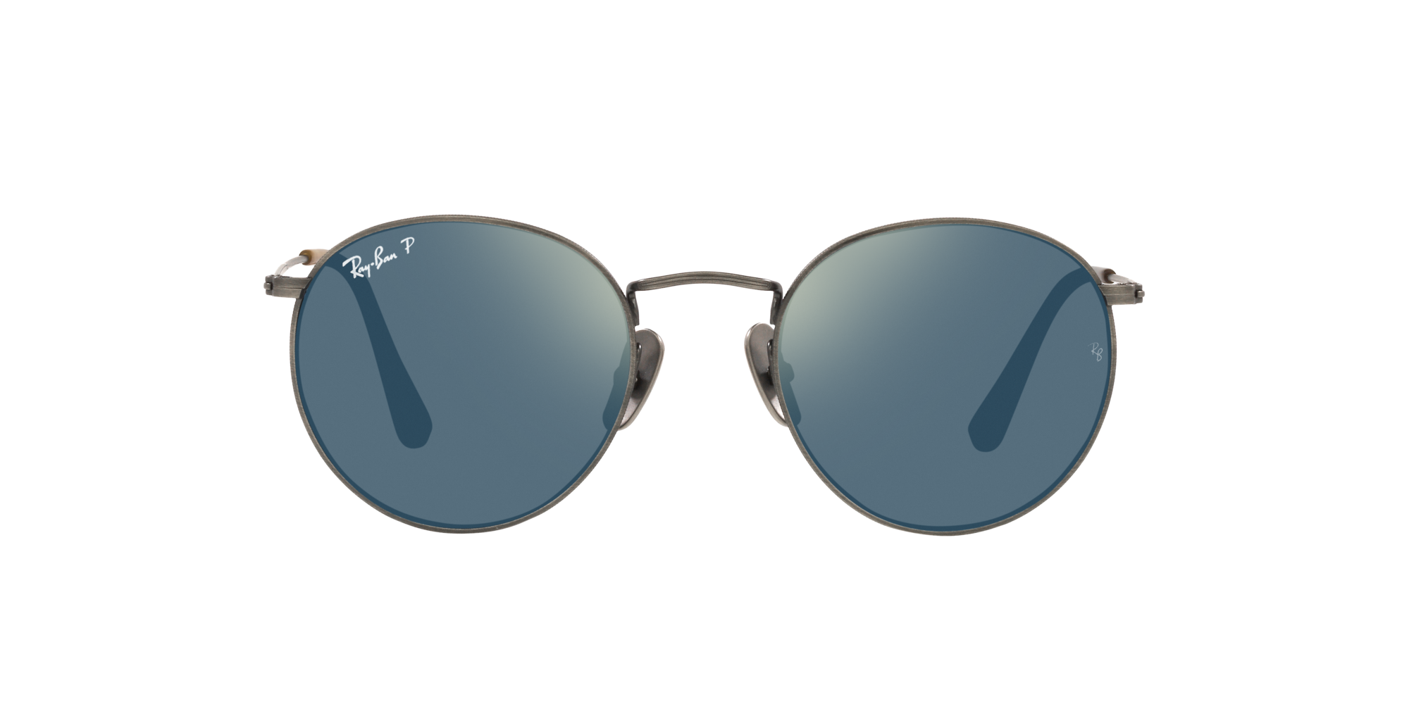 ray ban titanium round