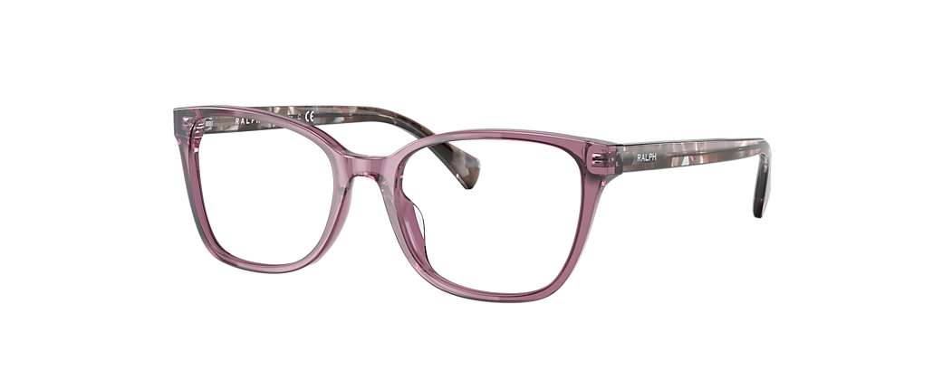 0RA7137U RA7137U Glasses in Shiny Transparent Violet Acetate | OPSM