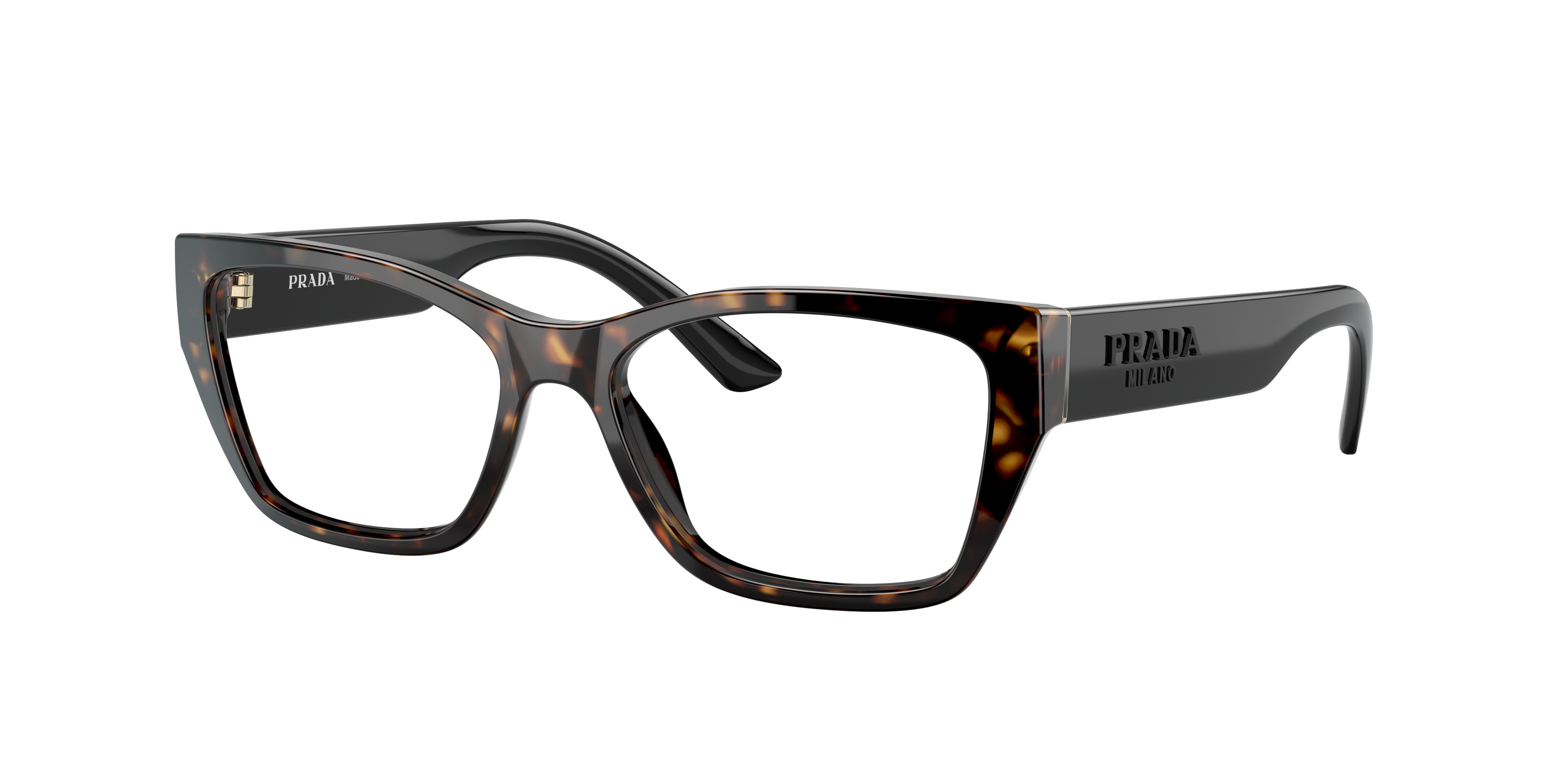 prada black eyeglass frames