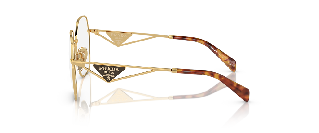 Prada sunglasses gold discount frame