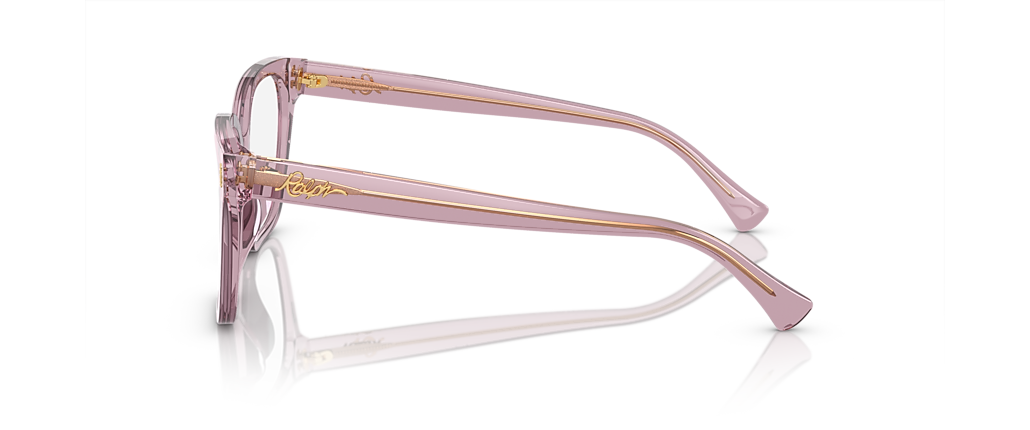 Ralph RA7158U Glasses with Shiny Transparent Violet frame | OPSM