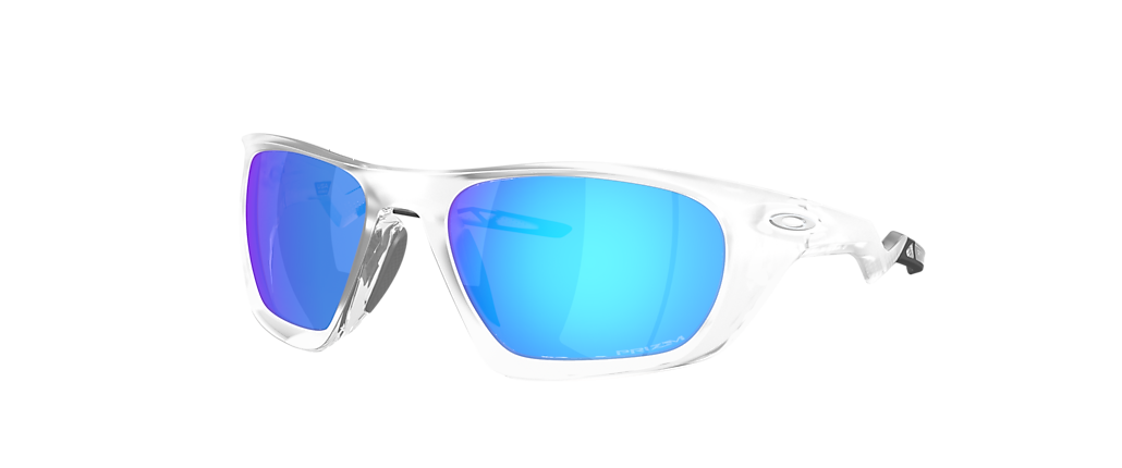 New OAKLEY LATERALIS Matte Clear w/ PRIZM Sapphire Iridium