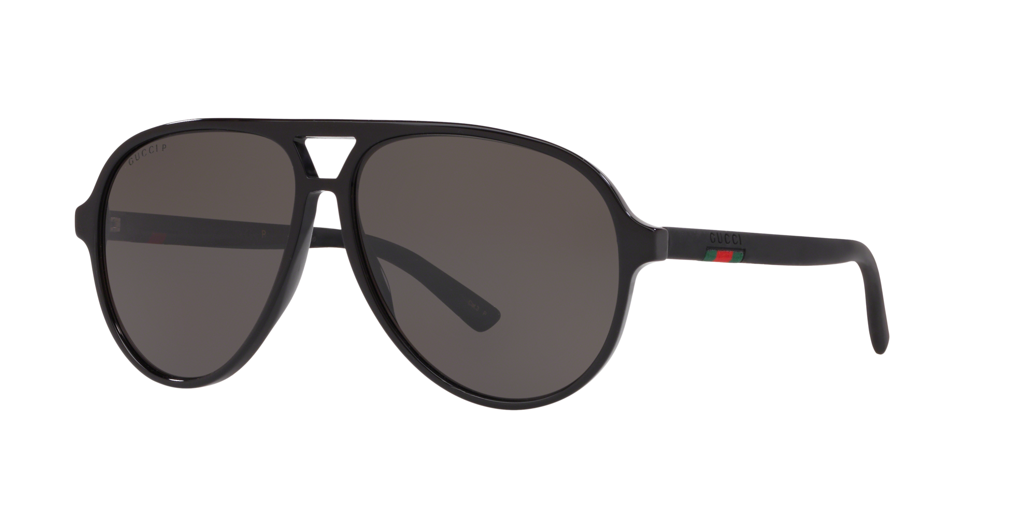 Gucci in Shiny Black Sunglasses | OPSM